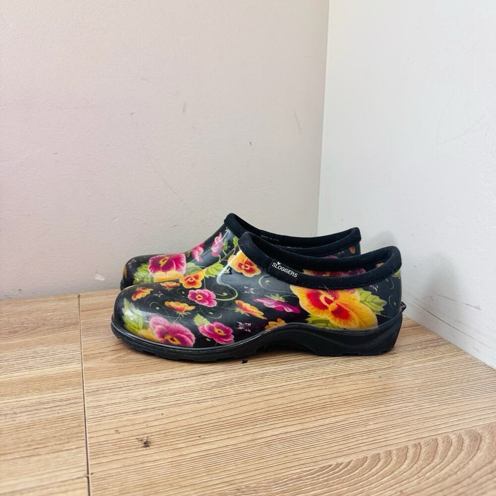 Sloggers Multicolor Floral Garden Clogs Women’s Size 7